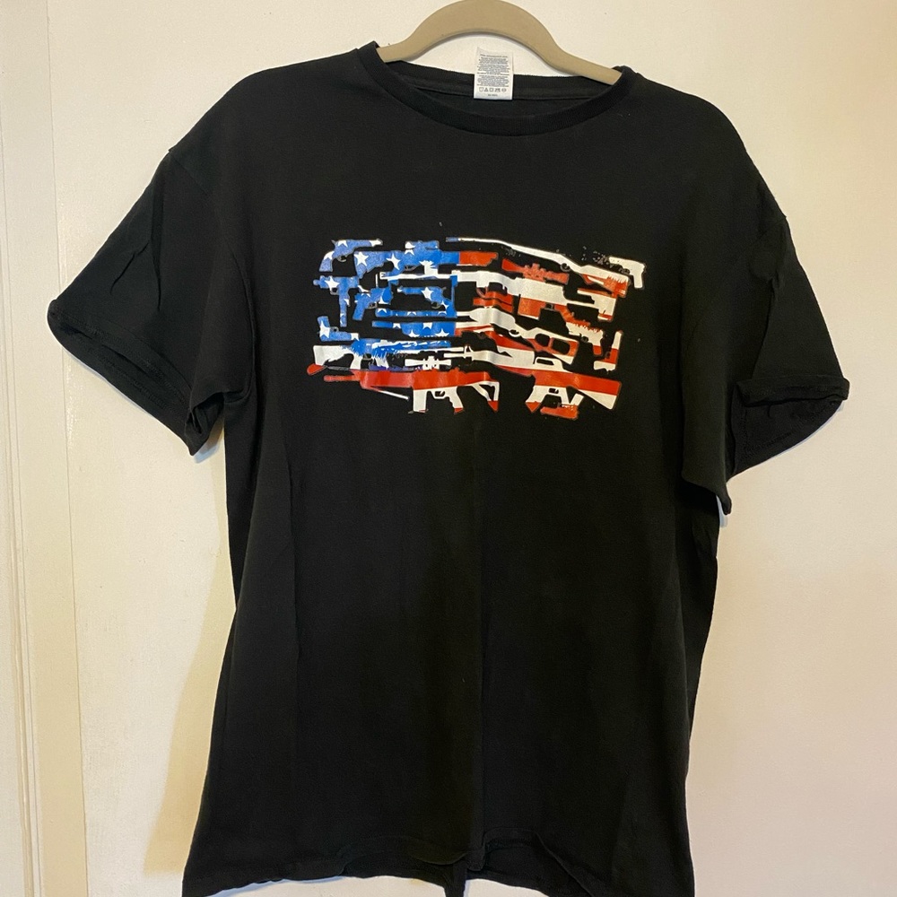Gun USA Flag Shirt